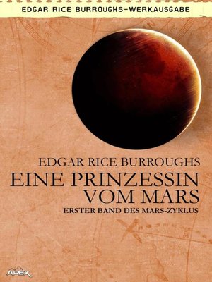 cover image of EINE PRINZESSIN VOM MARS